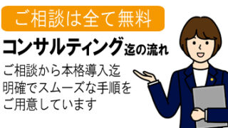 コンサルティング導入までの流れ